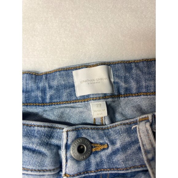 Jonathan Simkhai River High Rise Jeans Straight Leg Size 29 Palisades - Picture 7 of 11